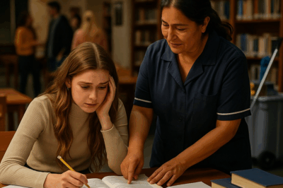 Hija de multimillonario fracasa en la escuela—un conserje la cambia