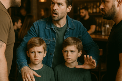 “¡Basta ya!” Padre soltero enfrenta a matones para proteger a sus gemelos