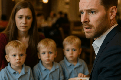 “Fue a cenar por casualidad… y descubrió que su ex tenía tres hijos idénticos a él”