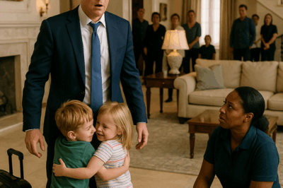 “El billonario llegó a casa temprano… y no pudo creer lo que vio”