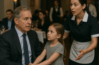 ¡INCREÍBLE COINCIDENCIA! Una camarera llevó a su hija al trabajo por no tener con quién dejarla, pero cuando un cliente millonario entró al restaurante, la niña corrió hacia él gritando “¡Papá!”. Todos quedaron congelados. Lo que parecía un error infantil se convirtió en una historia llena de misterio, amor perdido y una verdad que nadie estaba preparado para escuchar.