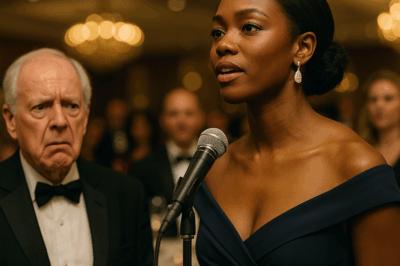 «Durante una gala repleta de empresarios y celebridades, un multimillonario blanco humilló públicamente a una joven ejecutiva negra sin saber quién era. Minutos después, el silencio cubrió el salón cuando ella tomó el micrófono y reveló la verdad que lo dejó en ridículo frente a toda la élite.»