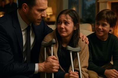 “Millonario vio a una niña discapacitada bajo la lluvia y lloró”