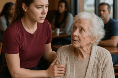 La camarera pagó la cuenta de una anciana… una semana después llegó un Cadillac negro