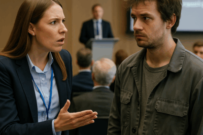 La mujer humilló al portero en una conferencia… sin saber que era un genio