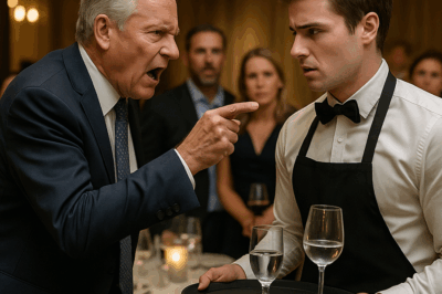 «Durante una cena de gala, un multimillonario perdió el control y humilló públicamente a un camarero frente a decenas de invitados. Pero segundos después, algo inesperado ocurrió: el joven reveló un secreto que dejó al millonario sin palabras y a todo Internet congelado.»