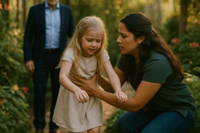 «Los médicos decían que su hija nunca volvería a caminar. Pero una tarde, la empleada doméstica la llevó a un lugar oculto detrás del jardín… lo que sucedió allí dejó al padre millonario en lágrimas y cambió sus vidas para siempre.»