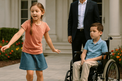 El millonario vio a una niña pobre bailar para su hijo… y quedó sin palabras