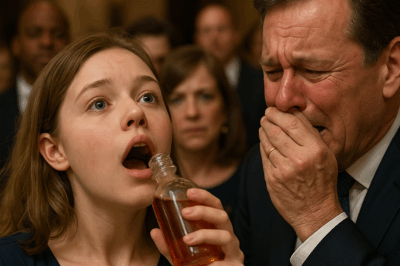 La hija muda del millonario bebió un líquido y habló por primera vez