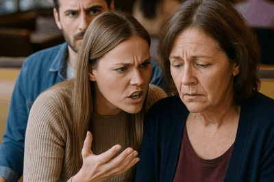 La nuera humilló a su suegra sin saber que su esposo la escuchaba