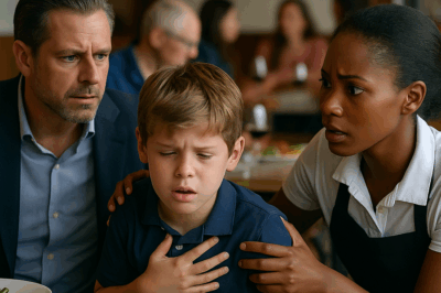 Camarera nota algo extraño en el hijo del millonario… y termina salvándole la vida