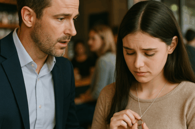 ERA DEMASIADO TÍMIDA PARA HABLAR… HASTA QUE ÉL NOTÓ EL ANILLO EN SU COLLAR 💔