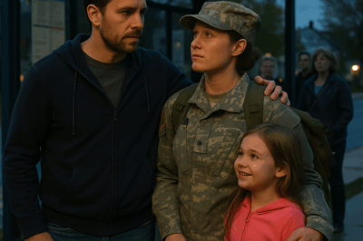 Un padre soltero vio a una soldado… y lo que hizo nadie lo esperaba