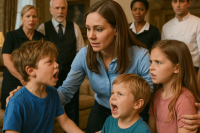 Los hijos del millonario eran imposibles… hasta que llegó ella