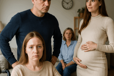 “Traición, vergüenza y venganza: el marido que humilló a su esposa discapacitada frente a su amante embarazada… pero el secreto que ella guardaba lo destruyó todo”