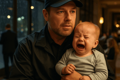😱 El bebé del millonario no dormía jamás… hasta que el guardia nocturno descubrió su secreto bajo la lluvia
