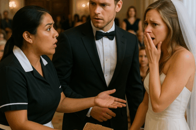 “La boda del año prometía lujo, amor y titulares… hasta que una humilde empleada encontró en el bolso de la novia algo que nadie debía ver. En segundos, el cuento de hadas se volvió pesadilla: documentos falsos, identidades robadas y millones en juego. Cuando el novio descubrió la verdad ante las cámaras, la novia perfecta cayó… y la alta sociedad ardió en escándalo.”