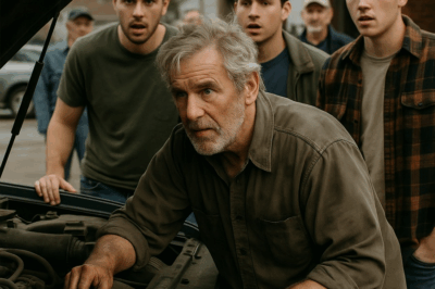 Jóvenes burlan a un viejo mecánico… y su lección los marca