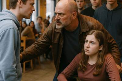 Cinco bravucones se burlan de una niña discapacitada… y llega su padre