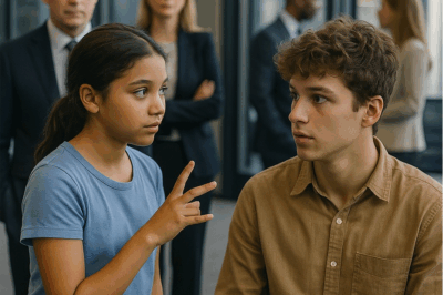 La hija de una empleada defiende al hijo sordo del CEO… y sorprende a todos