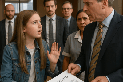 Millonario iba a firmar contrato en alemán… hasta que lo detuvo una niña