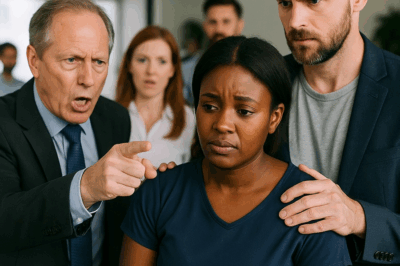 “El director de una gran empresa creyó que humillar a la hija del conserje lo haría parecer poderoso. En segundos, su burla se convirtió en la escena más vergonzosa de su carrera. Lo que no sabía era que la niña escondía una verdad que haría temblar la sala de juntas y convertiría su arrogancia en la lección de humildad más viral del año.”