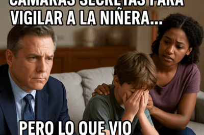 “El millonario instaló cámaras para vigilar a la niñera — pero lo que vio de su hijo lo dejó sin respiración”