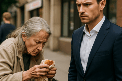 “El millonario vio a una anciana comiendo de la basura… cuando se acercó, descubrió que era su madre — y la razón lo dejó destrozado”