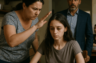 “Un millonario regresó a casa antes de lo previsto y lo que descubrió lo dejó sin aliento. Su esposa trataba a su hija con una crueldad inimaginable, pero lo que él hizo después sorprendió a toda la ciudad. La historia detrás de esa puerta cerrada reveló un amor paternal más fuerte que el dinero, y un giro que nadie vio venir.”