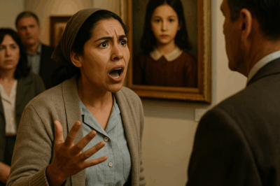 “‘¡Señor, esa niña vivió conmigo en el orfanato!’: El grito que paralizó a todos en la galería. Una empleada mexicana reconoció un rostro del pasado en un retrato recién descubierto, y lo que reveló después dejó a expertos, historiadores y familiares sin aliento. Un secreto enterrado durante décadas salía a la luz con una conexión imposible de creer entre arte, memoria y una verdad que nadie quería enfrentar.”