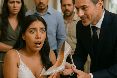  “Le escondieron los tacones de su boda para humillarla frente a todos, pero el multimillonario que nadie esperaba apareció con unos zapatos de diamantes que no solo cambiaron su destino, sino también revelaron el secreto que todos temían.”
