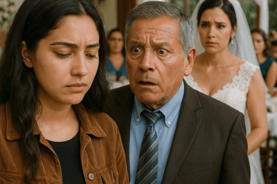 “Mi padre me ordenó salir corriendo de mi propia boda, pero cuando leyó la lista de invitados y descubrió el nombre que se ocultaba allí, su rostro perdió el color y todo cambió para siempre.”