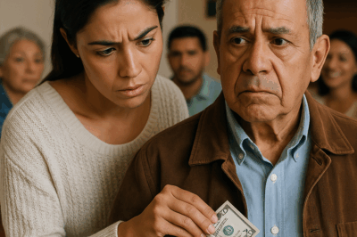 “She Secretly Slipped Money Into Her Father-in-Law’s Pocket Out of Kindness — But When She Felt Something Hidden Inside and Checked the Safe Moments Later, the Shocking Truth Turned the Whole Family Upside Down”