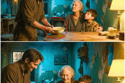 🚙⚠️ “Un padre soltero acogió a un niño perdido y a su abuela enferma sin imaginar que al amanecer un enigmático SUV negro aparecería frente a su casa, desencadenando una serie de revelaciones, secretos familiares ocultos durante años y un giro de destino que cambiaría su vida para siempre…”