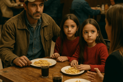 “Un CEO millonario llevó a sus hijas gemelas a un restaurante y fingió ser pobre para poner a prueba a la mujer con la que pensaba casarse — lo que ocurrió durante esa cena dejó a todos sin aliento: una historia de apariencias, valores ocultos y una revelación que cambió el destino de todos los presentes. Nadie imaginaba que detrás de esa simple comida se escondía la lección más poderosa sobre el amor y la humildad.”
