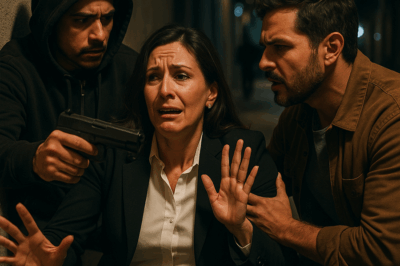 “‘¡Por favor, no me haga daño, no puedo caminar!’, suplicó la directora ejecutiva al hombre que creía su atacante. Pero cuando él se quitó la capucha, todos quedaron paralizados. El misterioso hombre era alguien que ella había despedido injustamente, y lo que hizo después no solo le salvó la vida, sino que también reveló un secreto que uniría para siempre a dos familias separadas por el dolor, el orgullo y el perdón.”