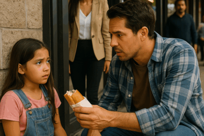 “‘Tengo hambre’, le dijo una niña desconocida a un padre soltero en plena calle. Él le ofreció su único sándwich, sin imaginar que era la hija perdida de un multimillonario. Lo que ocurrió después sorprendió a todos: una llamada, un secreto oculto durante años y una decisión que unió a dos mundos completamente opuestos. El gesto más sencillo de un hombre humilde se convirtió en una historia que redefinió el significado de la generosidad.”