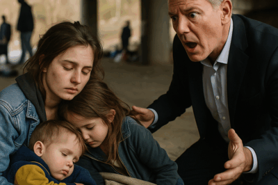 💥UN MILLONARIO ENCUENTRA A UNA JOVEN CON DOS NIÑOS BAJO UN PUENTE 😱💔