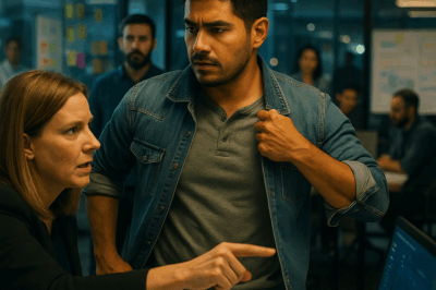 “—Por favor… solo hazlo rápido —dijo el CEO con la voz quebrada. Pero nadie imaginó que aquel padre soltero, al quitarse la chaqueta frente a todos, no solo cambiaría el rumbo de la empresa, sino el destino de cada persona en esa sala.”