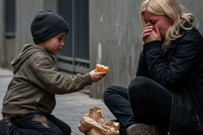 “La empresaria que lo perdió absolutamente todo en cuestión de semanas creyó que su vida no tenía ya ningún sentido… hasta que un niño desconocido apareció en el momento menos esperado con un gesto tan simple como poderoso, un acto que reveló una verdad oculta, transformó su destino y dejó a toda la comunidad profundamente conmovida”