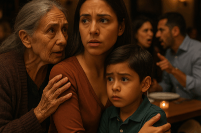 S-En la cena familiar, la anciana me susurró que huyera con mi hijo o sería el sacrificio de esa noche