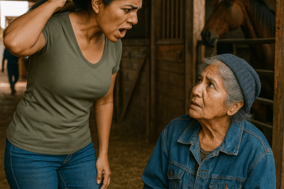 S-Mi propia hija me mandó a dormir al establo para humillarme, pero treinta minutos después los gritos en la oscuridad cambiaron nuestra familia para siempre