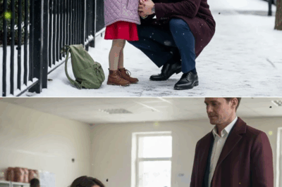 Una niña que, temblando bajo la tormenta de nieve, susurró al