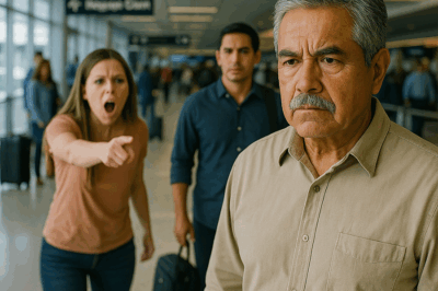 S-Mi nuera me gritó “¡Tú no deberías estar aquí!” en el aeropuerto… lo que hice después la dejó blanca como papel