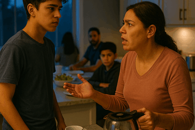 Mi hijo me despertó antes del amanecer para que pusiera el café y la mesa… y descubrí que esa mañana querían vender su alma