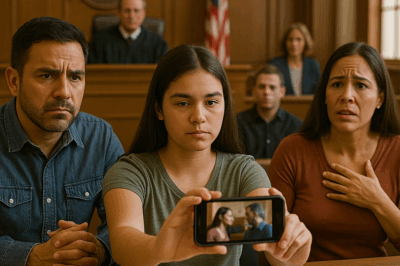 El día de mi audiencia de divorcio en que mi propia hija sacó su teléfono, pidió la palabra y mostró un video que destrozó las mentiras, cambió la sentencia y nos obligó a mirarnos de verdad