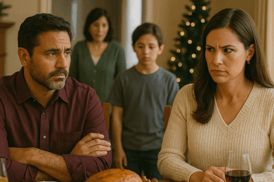 “Mi madre anunció que este año solo invitaría a los “niños bien portados” a la cena de Acción de Gracias, y que mis hijos —sus propios nietos— podían quedarse en casa. Sonreí, no discutí y colgué la llamada. Pero lo que hice después sorprendió a toda la familia. Porque esa noche, cuando ella abrió la puerta esperando una celebración perfecta, descubrió que la verdadera lección de gratitud no se enseña con modales… sino con amor.”