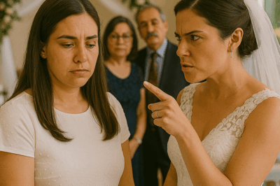 El día en que mi hermana me prohibió vestir de blanco en su boda y desató una cadena de secretos familiares ocultos durante años, cambiando para siempre quiénes éramos y lo que significábamos la una para la otra