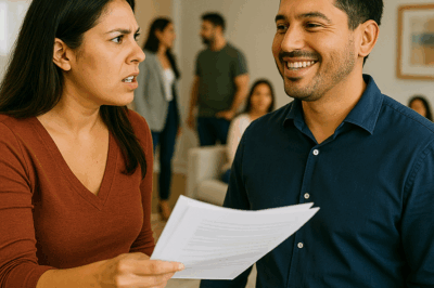 Cuando mi esposa me amenazó con tirarme los papeles