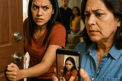 S-Vi a mi nuera forzar la cerradura de mi cuarto mientras miraba todo desde el celular… y decidí no quedarme callada